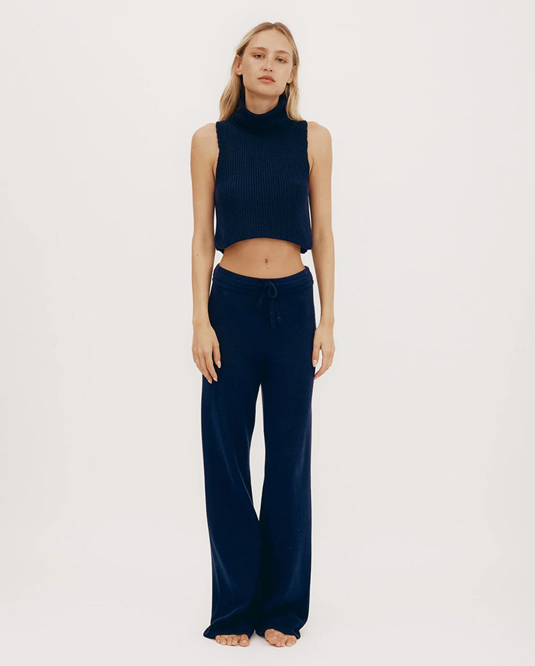 True Knit Jogger - Navy