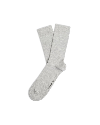 Original Solid Socks Light Grey Melange