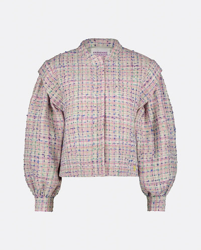 Carter Tweed jacket Bubblegum Cream