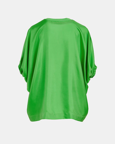 Ebanana silky back top GREEN
