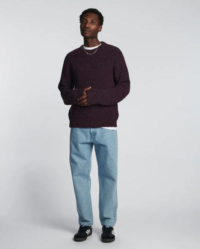 Meander Sweater Bordeaux Heather