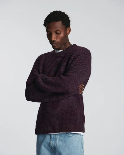 Meander Sweater Bordeaux Heather