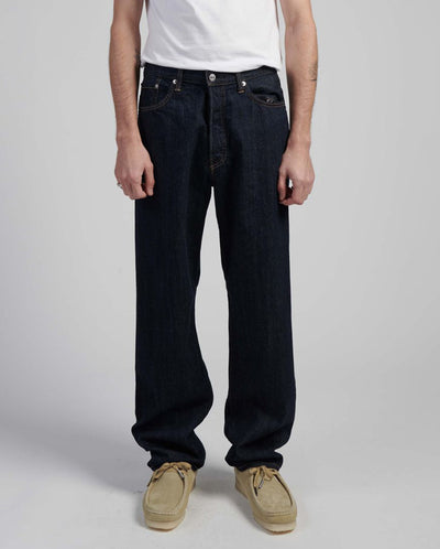 Loose Fit Kaihara Red Selvage Cotton Blue Rinsed