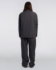 Edison Swollen Seersucker Blazer DARK GREY