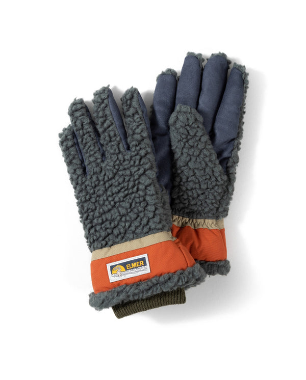 Teddy Glove Khaki / Orange