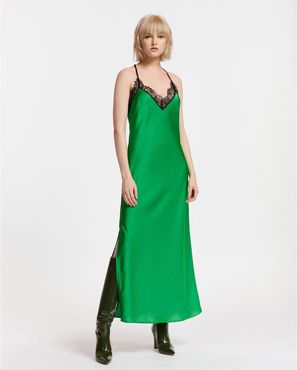 Erica Racer Back Maxi Dress GREEN