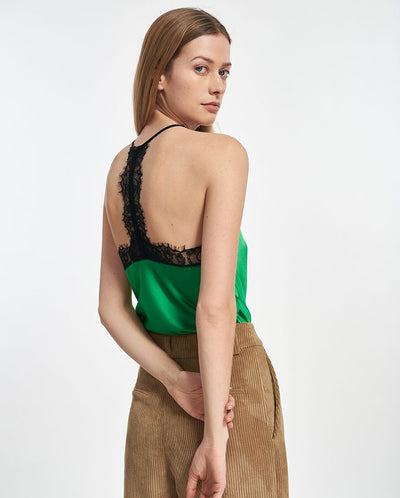 Escale Racer Back Cami GREEN