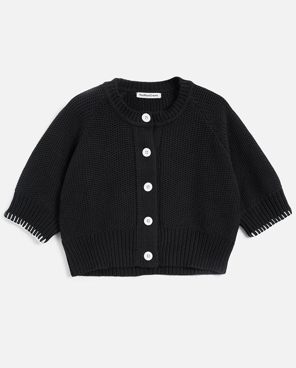 Kwai Knit Cardigan - BLACK