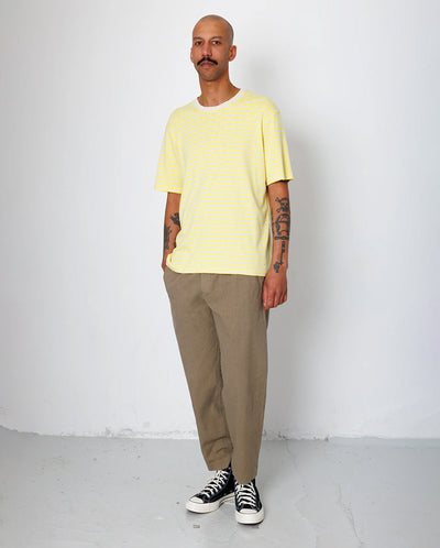 DRAWCORD ASSEMBLY PANT - Khaki Linen
