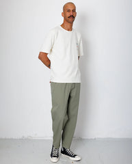 DRAWCORD ASSEMBLY PANT - LIGHT SAGE MINI STRIPE