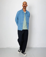MEYER SHIRT JACKET - HERRINGBONE DENIM