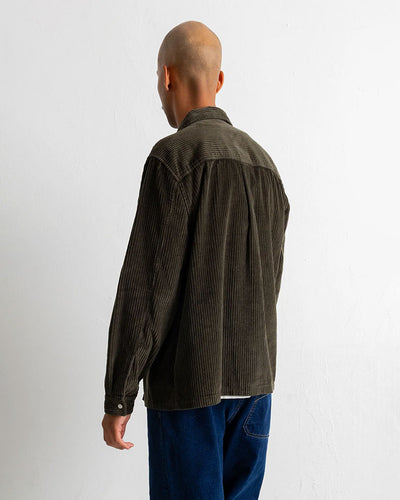 PATCH OVERSHIRT - DEEP SAGE