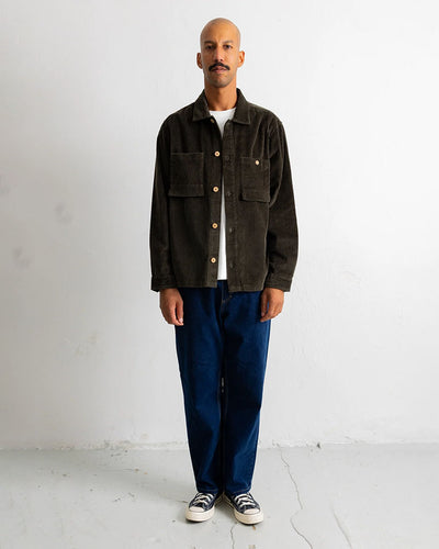 PATCH OVERSHIRT - DEEP SAGE