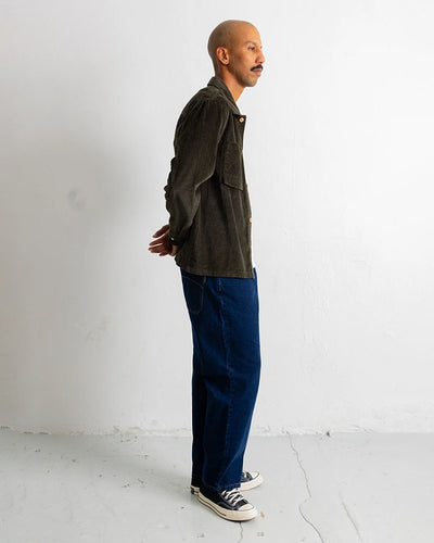 PATCH OVERSHIRT - DEEP SAGE