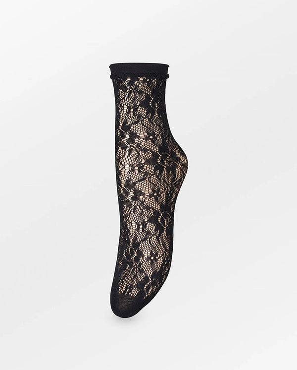Lacia Lace Sock - Black