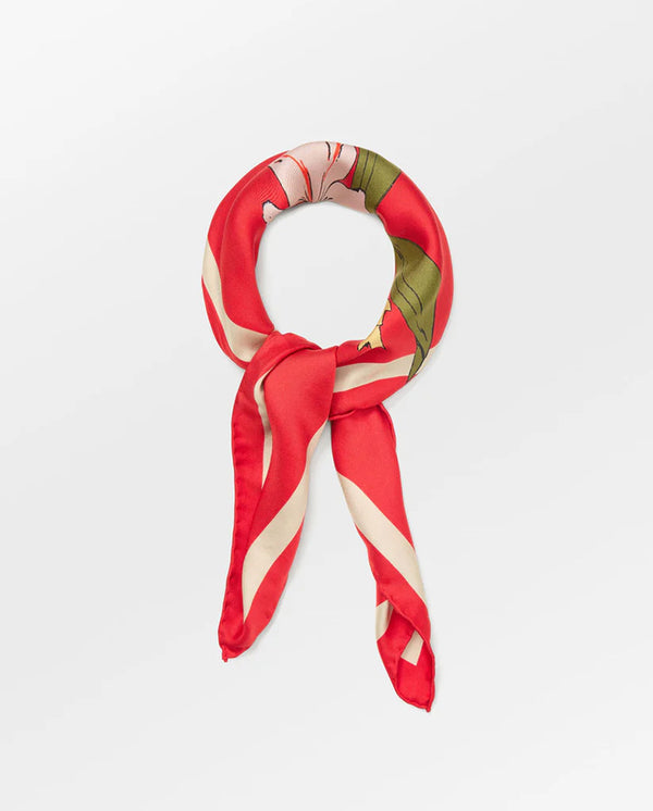 Magna Flower Sia Scarf - Adrenaline Red