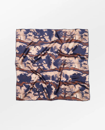 Tinea Tiedye Sia Scarf - Navy Graphic