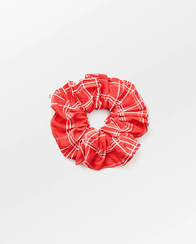 Dotia Luster Scrunchie - Carmine Pink