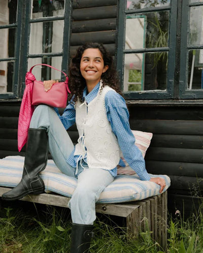 Stencia Tulip Sia Scarf - Pink