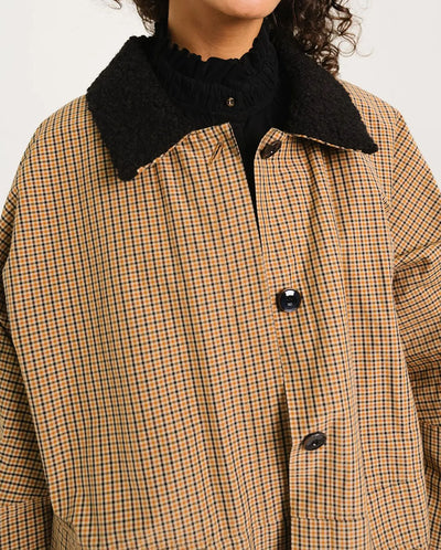 Mahot Check Parka - Multicolor