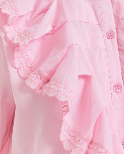 Hamadeus Ruffle shirt Ballerina Pink