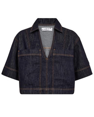 Drew Denim Top - Unwashed