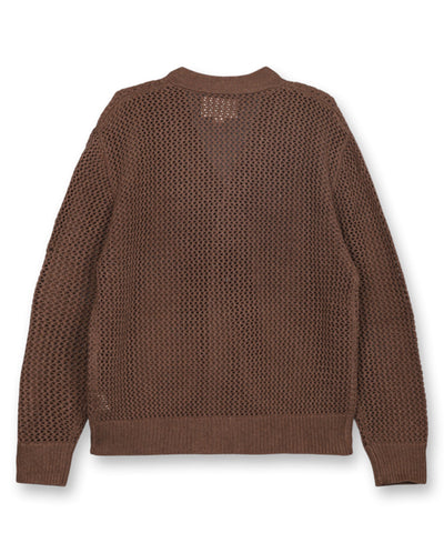 Braid Cardigan LIGHT BROWN