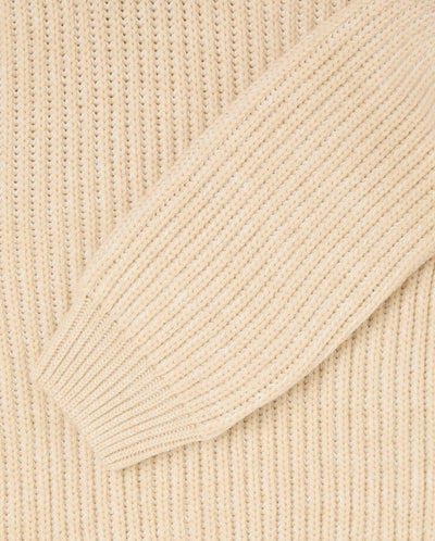 Roni High Collar Sweater - Beige