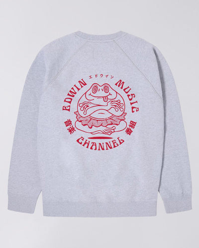 Music Channel Sweat Grey Marl