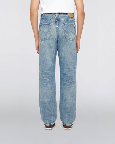 Loose Fit Kaihara Pure Indigo Rainbow Selvage - Light Used