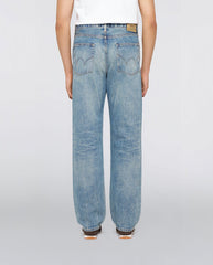 Loose Fit Kaihara Pure Indigo Rainbow Selvage - Light Used