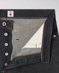 Loose Fit Kaihara Dark Pure Indigo Rainbow Selvage - Blue unwashed