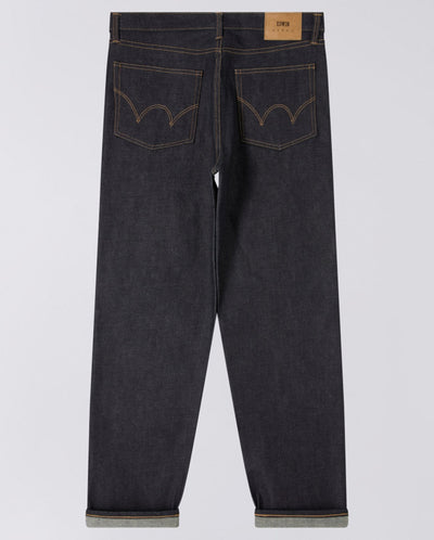 Loose Fit Kaihara Dark Pure Indigo Rainbow Selvage - Blue unwashed