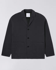 Edison Swollen Seersucker Blazer DARK GREY