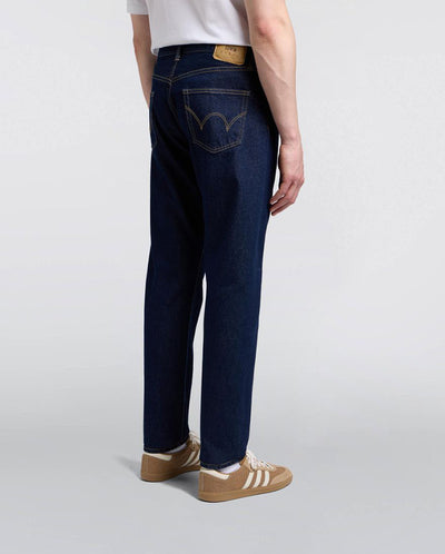 Regular Tapered Kaihara Pure Indigo Openend Denim - Blue Rinsed