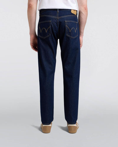 Regular Tapered Kaihara Pure Indigo Openend Denim - Blue Rinsed