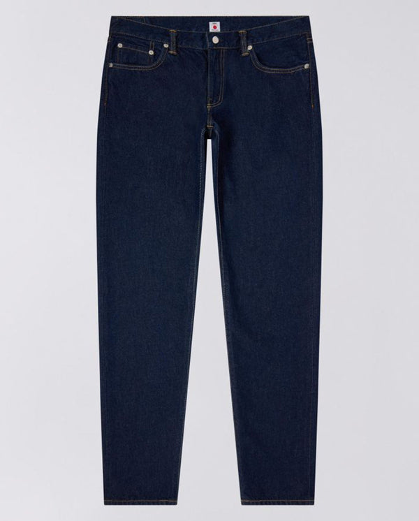 Regular Tapered Kaihara Pure Indigo Openend Denim - Blue Rinsed