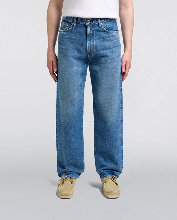 Loose Fit Kaihara Openend Denim -  Blue Mid Used