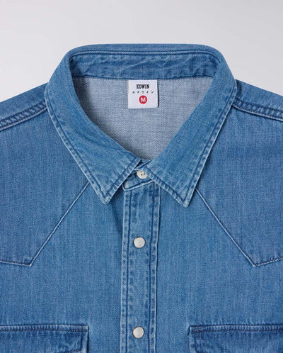 Western Shirt - Light Blue Used
