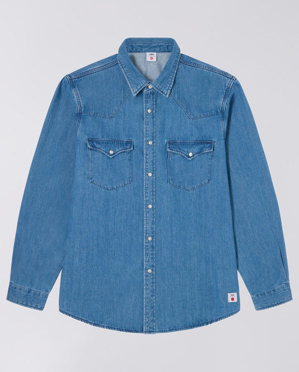 Western Shirt - Light Blue Used