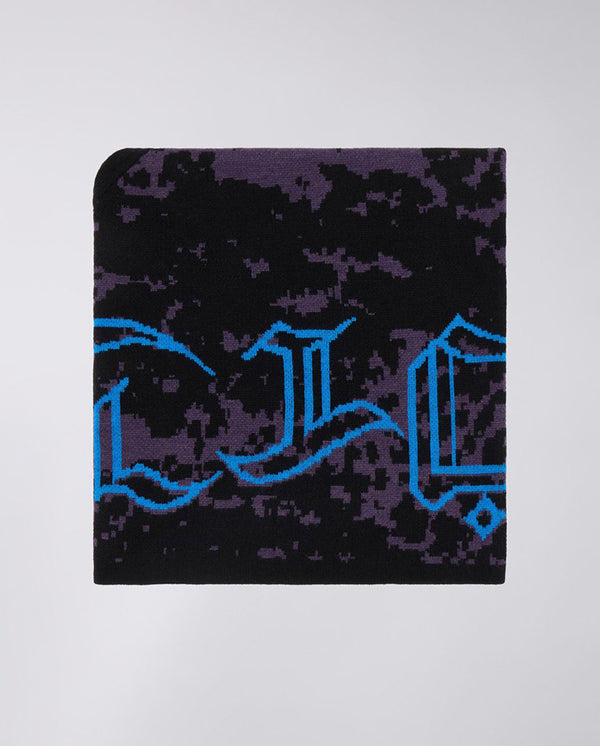 PANKU SCARF - BLACK/PURPLE