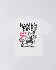 Ramen Pink Tee - White