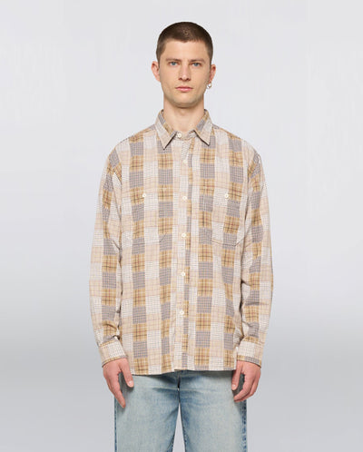 Work Shirt - Beige / Brown