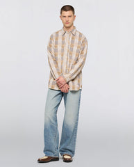 Work Shirt - Beige / Brown