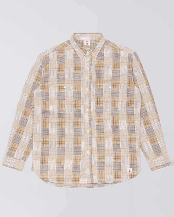 Work Shirt - Beige / Brown