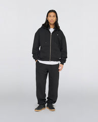 Gem Zipped Hoodie - Garment Black