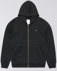 Gem Zipped Hoodie - Garment Black