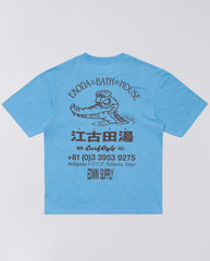Ekoda Bath House Tee - Blue Garment Washed