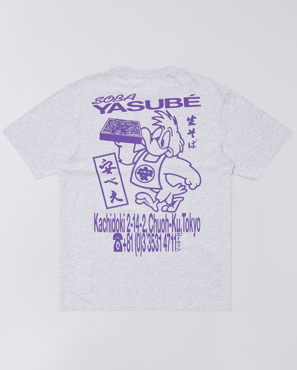 Soba Yasube Tee - Grey Marl