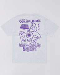 Soba Yasube Tee - Grey Marl